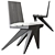 Kookudesign V-Dinner Chair 3D model small image 1