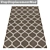 Luxury Rug Collection: Set of 3 High-Quality Carpets 3D model small image 3