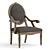 Madison Park Wood Armchair 3D model small image 1