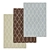 Luxury Carpet Set | High-Quality Textures 3D model small image 1