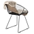 Elegant Dining Chair: V-Ray & Corona, Real-World Scale 3D model small image 3