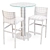 Eleganza: Porada Italian Bar Set with Quadrifoglio Bistrot Table and Sveva Stools 3D model small image 5