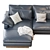 Harmony Chaise Sectional: Comfort in Every Dimension! 3D model small image 3