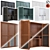 Versatile Wardrobe Set with Cover Options 3D model small image 1