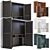 Versatile Wardrobe Set with Cover Options 3D model small image 2