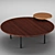 Modern Wooden Coffee Table 3D model small image 2