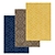 Luxury Carpet Set: 3 High-Quality Textures 3D model small image 1