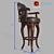 Contemporary Bar Chair 3D model small image 2