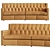 Title: Bernhardt Candace Leather Sofa 3D model small image 3