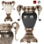 Antique Decor Vase - Intricate Details 3D model small image 1