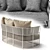 Modern Comfort: TIBIDABO Sofa 3D model small image 2