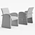 Tresserra Arts Lounge Chair: Timeless Comfort 3D model small image 5