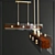 Elegant Suspension Light Collection 3D model small image 2