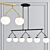 Elegant Suspension Light Collection 3D model small image 3