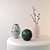 Sleek Mono Vases by Salvatori 3D model small image 3