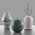 Sleek Mono Vases by Salvatori 3D model small image 4