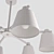 Elegant Natura A 6-Lamp Chandelier 3D model small image 5