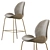 Elegant Astor Barstool: Sleek Design 3D model small image 3