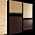 Bamboo Bliss: Stylish Horizontal Blinds 3D model small image 1