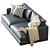 Cozy Haven 84" Sofa 3D model small image 3