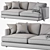 Cozy Haven 84" Sofa 3D model small image 4