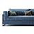 Elegant Frigerio Salotti Davis Sofa 3D model small image 5