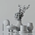 Elegant Decor Set: Vases, Flowers, Clocks 3D model small image 4