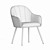 Elegant Amsterdam Dining Chair 3D model small image 4