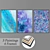 Title: Diverse 3-Piece Wall Art Set 3D model small image 1