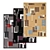 Versatile 3-Piece Carpet Set 3D model small image 1