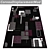 Versatile 3-Piece Carpet Set 3D model small image 4