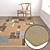 Versatile 3-Piece Carpet Set 3D model small image 5