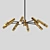 Lampatron React 9-Light Chandelier 3D model small image 4