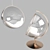 Island Gale Luxury Wicker Hanging Chair 3D model small image 2