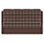 Edinburg Cacao Sofa: Elegant & Comfortable 3D model small image 2