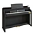 Casio AP-710 Digital Piano: Premium Sound & Sleek Design 3D model small image 1