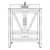 Elegant White Bathroom Vanity 3D model small image 2