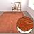 Luxury Carpet Set: High-Quality Textures 3D model small image 5