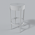 Sleek Glass Chair: Elegant and Modern 3D model small image 3