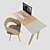 Modern Office Furniture Collection 3D model small image 9