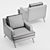 Stylish Belem Armchair by Ligne Roset 3D model small image 3