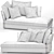 Stylish and Relaxing Holiday Chaise 3D model small image 5