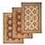 Luxury Carpet Set: High-Quality Textures 3D model small image 1