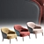 Cozy Liam Armchair: Perfect Blend of Style and Comfort 3D model small image 2