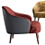 Cozy Liam Armchair: Perfect Blend of Style and Comfort 3D model small image 3