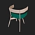 Astra Chair: Sleek Modern Design 3D model small image 2