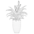Exquisite Peace Lily Collection 3D model small image 2