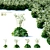 Hybrid Aquilegia Flowers | Set of 4 Varieties 3D model small image 6