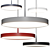 Modern ARVA Pendant Lamp: 440 Gray by Ribag 3D model small image 1