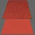 Caldera Handwoven Wool Rug 3D model small image 3